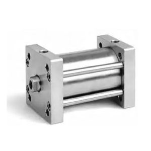 Cilindro Pneumático Compacto ISO 21287 Inox S/E Mola Frontal