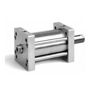 Cilindro Pneumático Compacto ISO 21287 Inox D/E Magnético Haste Passante