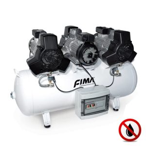 Compressor Estomatologia Série Stealth 3 a 3x3CV-360 a 1080Lt/min.