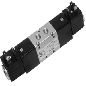 Electroválvula 5/3 Standard bi-estável Centros Abertos