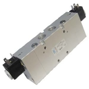 Electroválvula 5/3 Standard bi-estável Duplo Comando alimentação Separada Centros Pressão