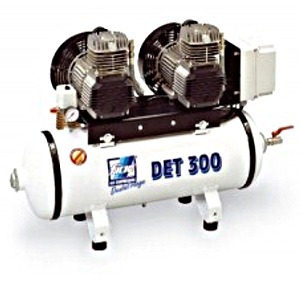 Compressor de ar isento de óleo 300 l/min-2X1.66HP