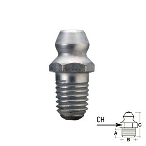Agrafe de lubrificação S527/418-180º-M6X1