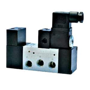 Válvula 5/2 Oscilante Comando Eléctrico Standard - 1/4"