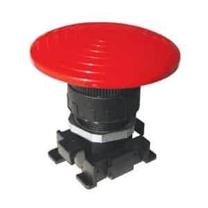 Botão Cogumelo Oscilante Vermelho com desbloqueio