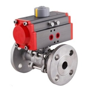 Pneumática de Esfera Flangeada 3 Corpos DN15 a DN100