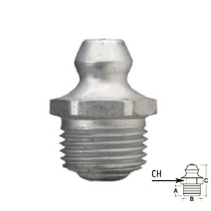 Agrafe de lubrificação S425/412-180º-M8X1