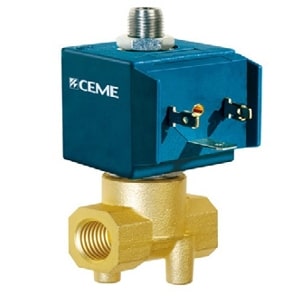 Electroválvula Fluidos 3/2 Acção-Direta 1/4" 0bar N.A.