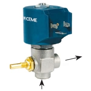 Electroválvula Fluidos 2/2 Acção-Direta 1/4" 0bar N.F. com Regulação