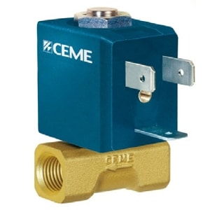 Electroválvula Fluidos 2/2 Acção-Direta 1/4" 0bar N.F.