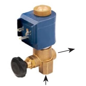 Electroválvula Fluidos 2/2 Acção-Direta 1/4" 0bar N.F. com Regulação