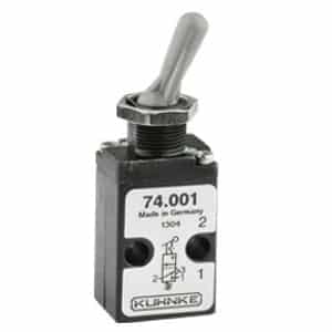 Válvula 3/2 de Manipulo Micro M5-Posições Fixas