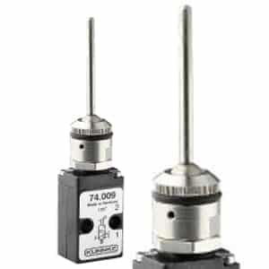 Válvula 3/2 de Micro Joystick M5-Retorno Mola