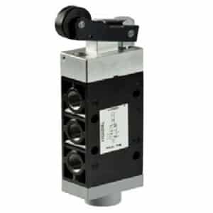 Válvula 5/2 de Rolo Servo Pilotada-1/8"
