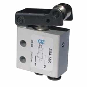 Válvula 3/2 de Rolo-Micro Ø 4mm-Alimentação Inferior-NA