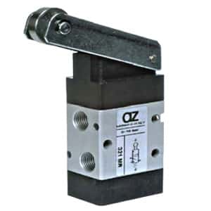 Válvula 3/2 de Rolo Standard Retorno Mola-1/8"-NF
