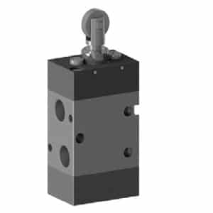 Válvula 3/2 de Rolo Standard Retorno Mola-1/8"-NF