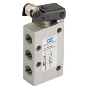 Válvula 5/2 de Rolo Retorno Mola-1/8"