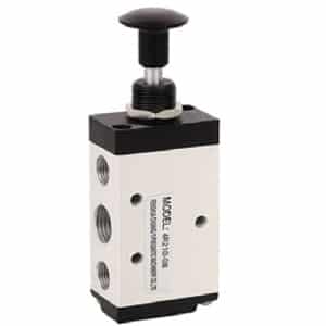 Válvula 5/2 de Botão Plano 1/2" Posições Fixas