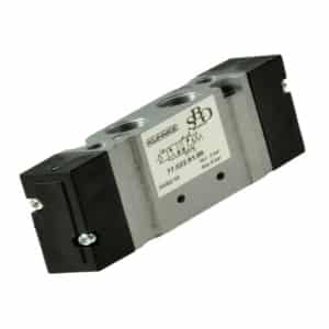 Válvula Mini 5/3-1/8" 2 Pilotagens Pneumáticas-Centros Pressão