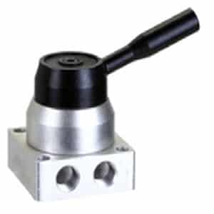 Válvula 4/3 de Manipulo Rotativo 1/4"- Centros Fechados