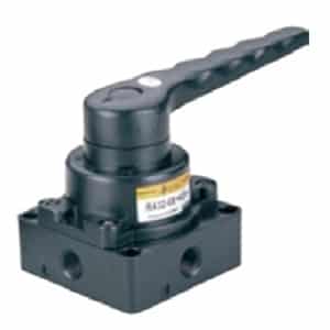 Válvula 4/3 de Manipulo Rotativo 1/2"- Centros Fechados