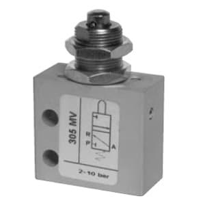 Válvula de pino 3/2 Micro Entrada inferior para Painel M5 N.A.