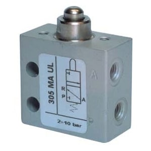 Válvula de pino 3/2 Micro Entrada Lateral M5 N.A.