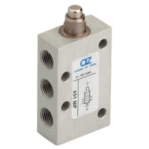 Válvula de pino 5/2 Retorno Mola 1/8"