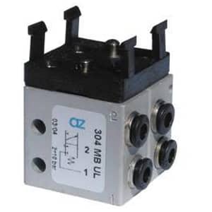 Válvula de pino Ø 4MM Micro para Botão-M5 Alimentação Lateral