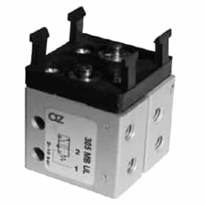 Válvula de pino 5/2 Micro para Botão-M5 Alimentação Lateral
