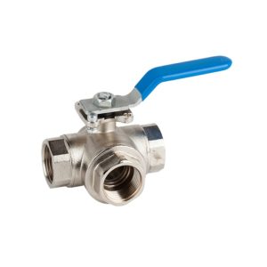 Válvula Macho Esférico Inox AISI 316-3 Vias