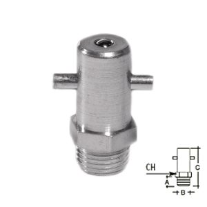 Agrafe de lubrificação Baioneta MB11118 -180º – 1/8″ Gás